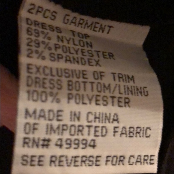 A beautiful 2 pc. Party dress! Size 8. Worn once. - Picture 5 of 8